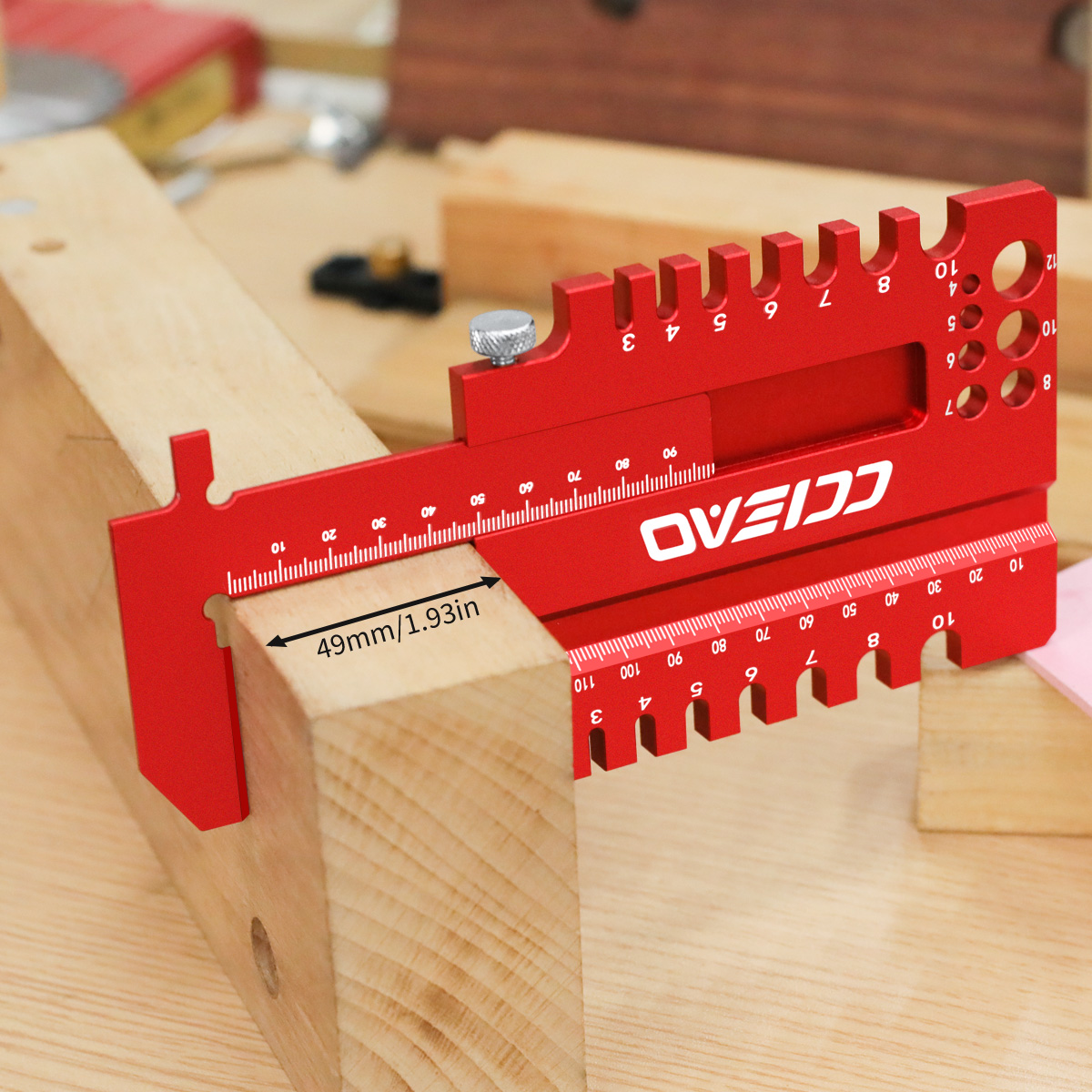 Woodworking Marking Gauge - 목공 다기능 측정자, 알루미늄 합금 정밀