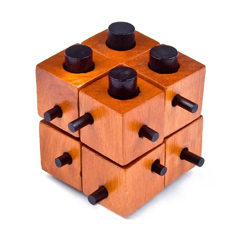 Woodworking Game - 나무로 만든 두뇌 티저 퍼즐, 인터록