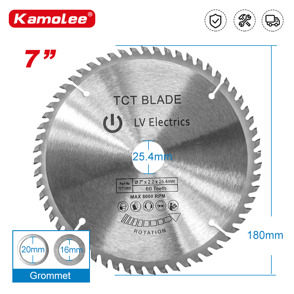 Band Saw Blade - Kamolee 전기 원형 톱날, 강철, 알루미늄,