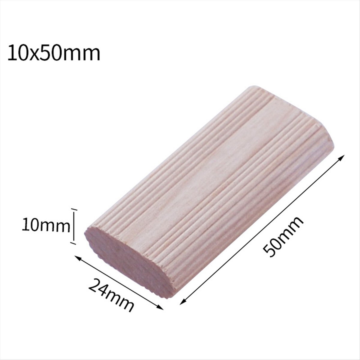Woodworking Domino - KSOL 100개 10mm 도미노 목재 다웰