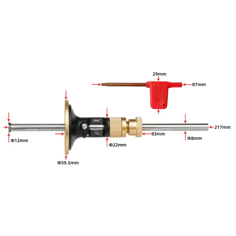 알루미늄 목공 휠 마킹 게이지 - 정밀 도브테일 스크라 - Woodworking Marking Gauge 리뷰 및 가격