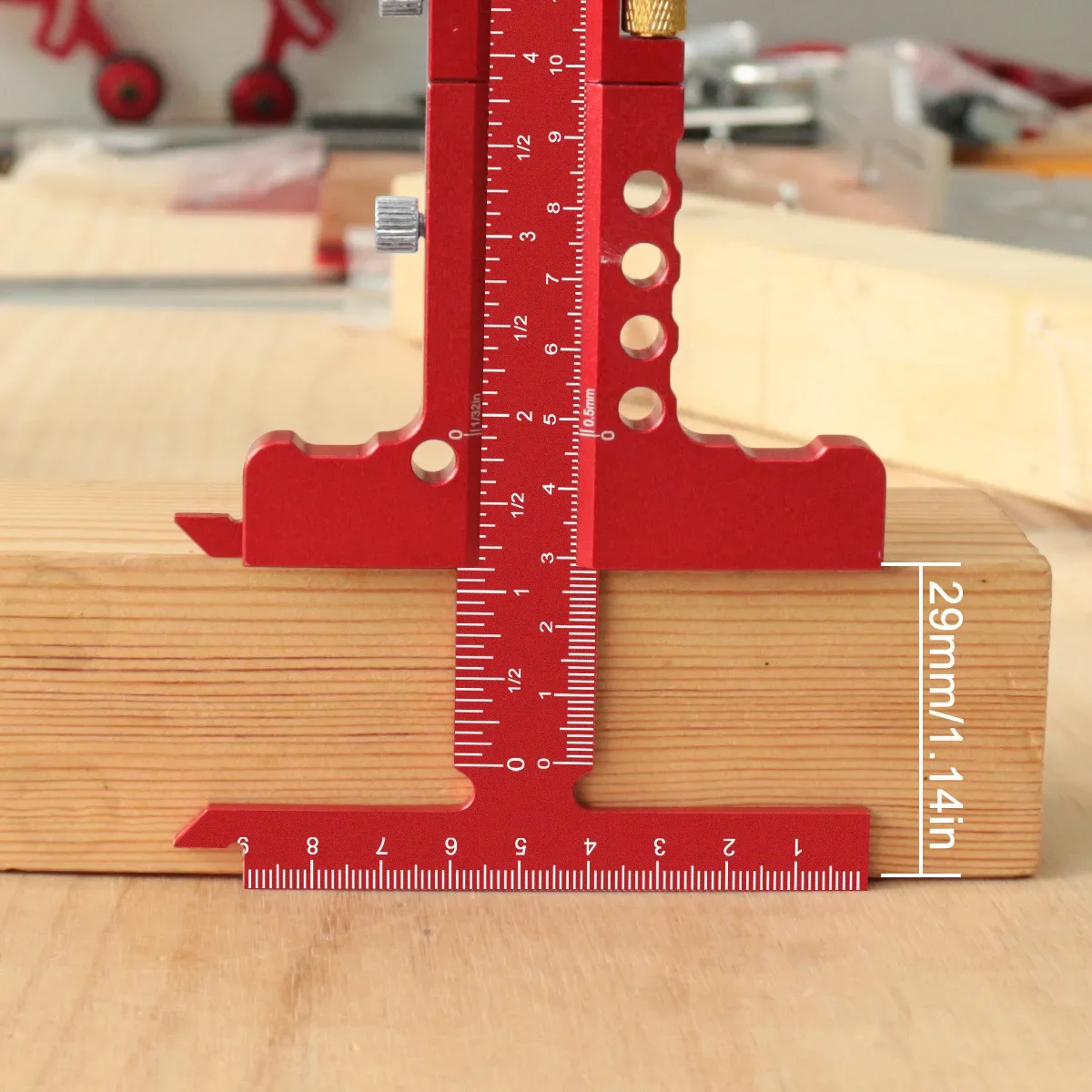 목공용 T자형 스크라이빙 측정 도구 프레이밍 자 미터법 - Woodworking Marking Gauge 리뷰 및 가격