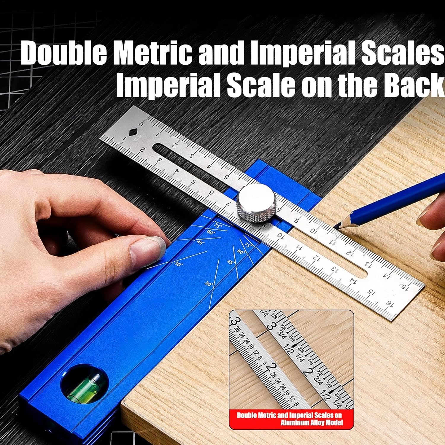 스크라이버 마킹 도구, 다각도 측정기, 목공 및 금속  - Woodworking Marking Gauge 리뷰 및 가격