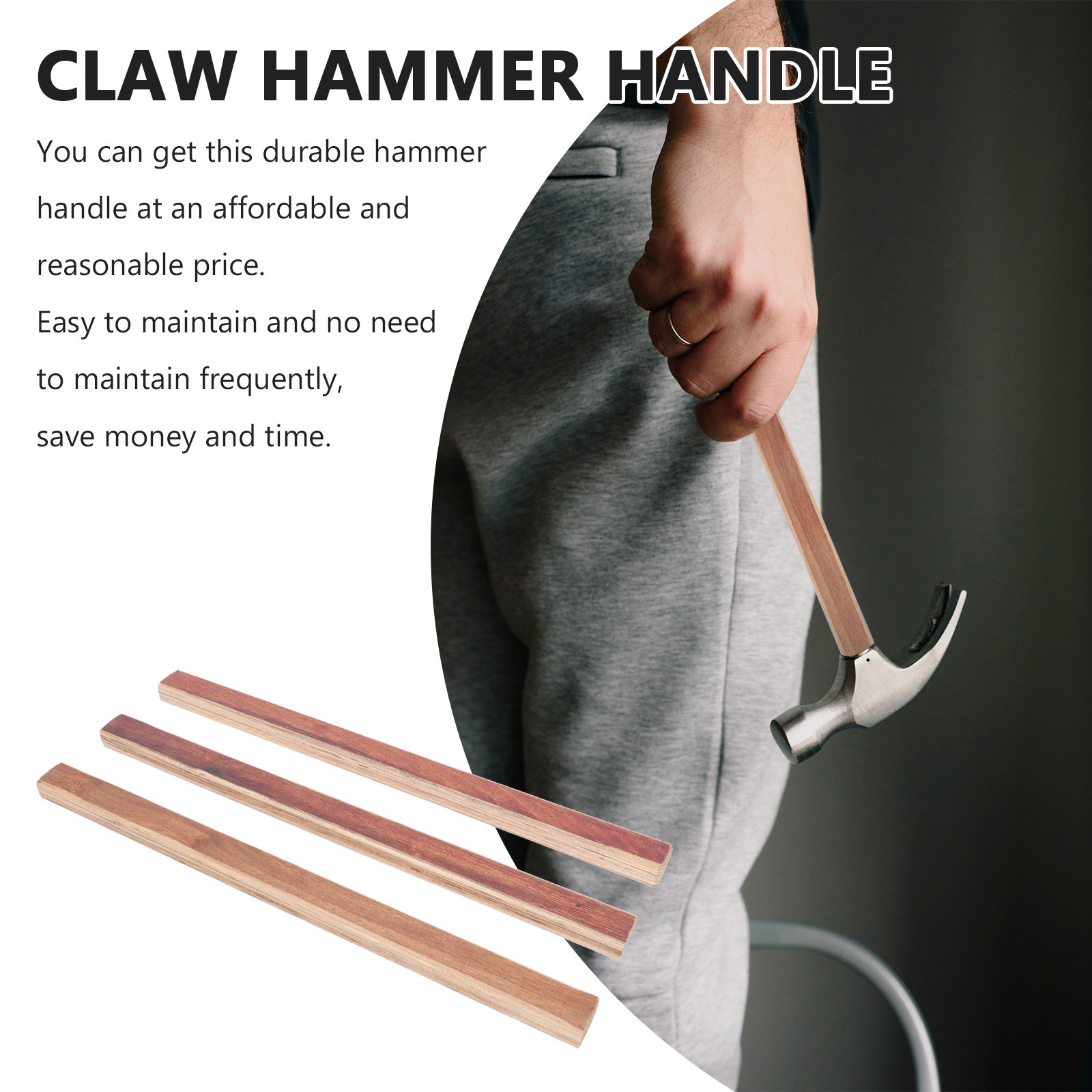 3Pcs 절연 혼 해머 나무 손잡이 교체 내구성이 뛰어 - Woodworking Terms 리뷰 및 가격