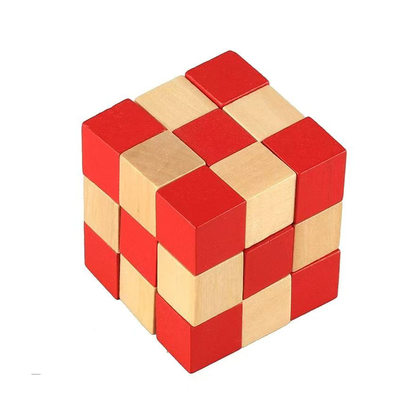나무로 만든 뱀 모양 큐브 퍼즐, 논리력 훈련, 두뇌  - Woodworking Game 리뷰 및 가격