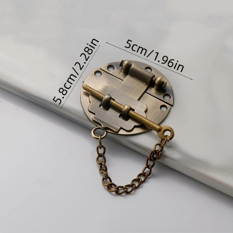 3Pcs 빈티지 스타일 합금 잠금 황동 마감 보석 상자 - Woodworking Finishing 리뷰 및 가격