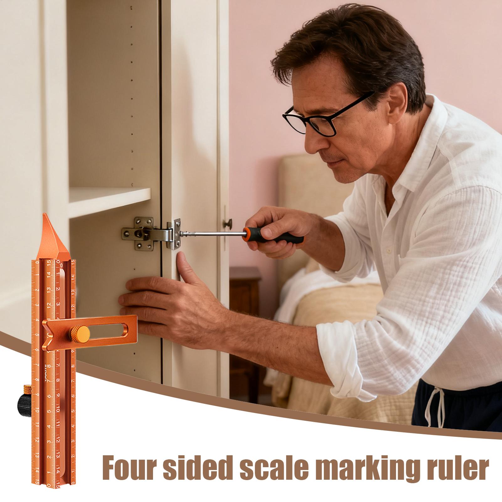 목재 마킹 도구 4면 자석 베이스 게이지 금속 정밀 자 - Woodworking Marking Gauge 리뷰 및 가격