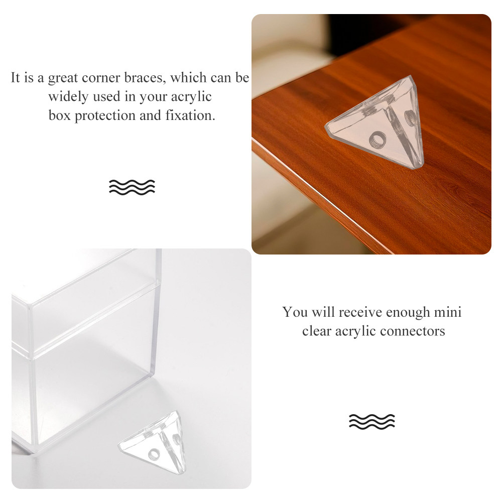 8개 아크릴 디스플레이 케이스 연결 부품, 쇼케이스 D - Woodworking Terms 리뷰 및 가격