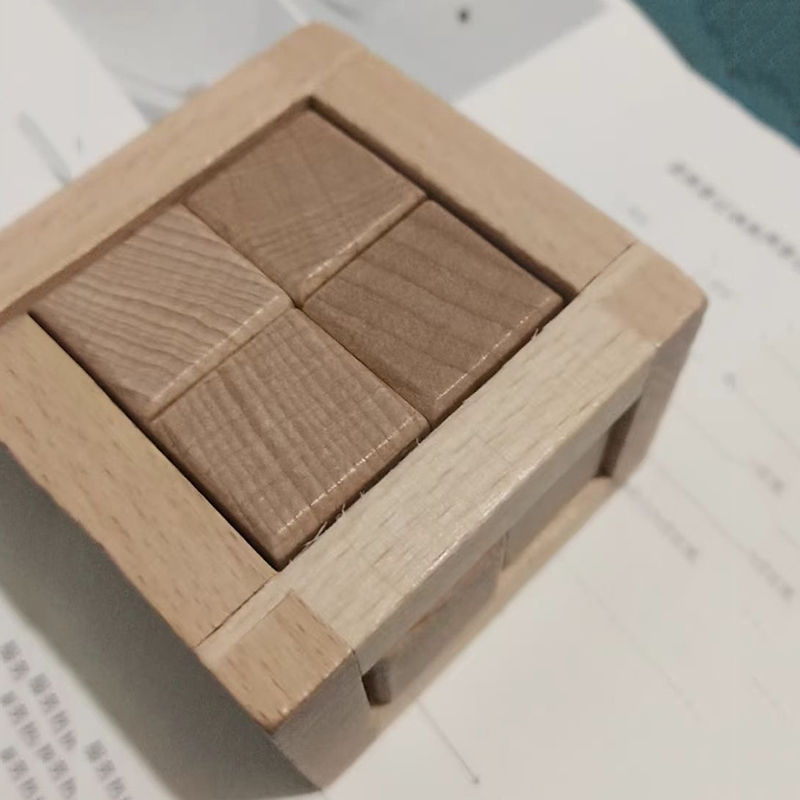 교육용 분리형 장난감 인터락 퍼즐 큐브 나무 두뇌 티저 - Woodworking Game 리뷰 및 가격