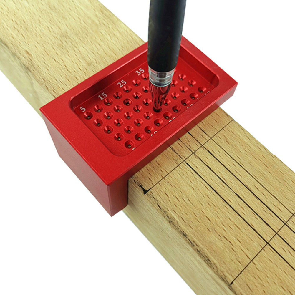 알루미늄 합금 T자형 자 목공 미니 스크라이버 레드 정 - Woodworking Marking Gauge 리뷰 및 가격