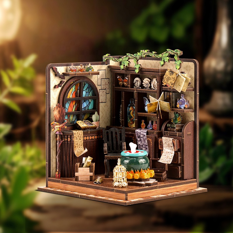 DIY 나무 미니어처 모델 키트 마법 물약 워크샵 카사 - Woodworking Game 리뷰 및 가격