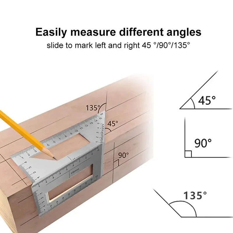 다기능 각도자 45 90도 알루미늄 합금 정확한 목공  - Woodworking Marking Gauge 리뷰 및 가격
